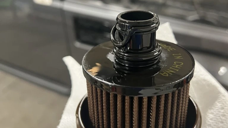 pinched oil filter O ring